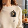 Retractable Badge Holder Halloween Reel, Cute Pumpkin And Grim Reaper Design, Acrylic Party Gift Smooth Pull Cord Clip for Nurse Doctor Teacher