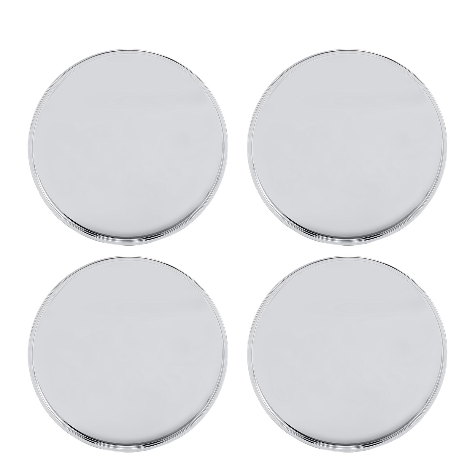 Igeteck Unisex 4Pcs Wheel Center Caps Excellent Sealing Exquisite Abs Snap On Wheel Center Hub Cap Cover 69Mm Outer Diameter For