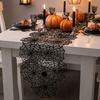 Mesh Gothic Lace Tablecloth Translucent Halloween Table Decoration  Restaurant