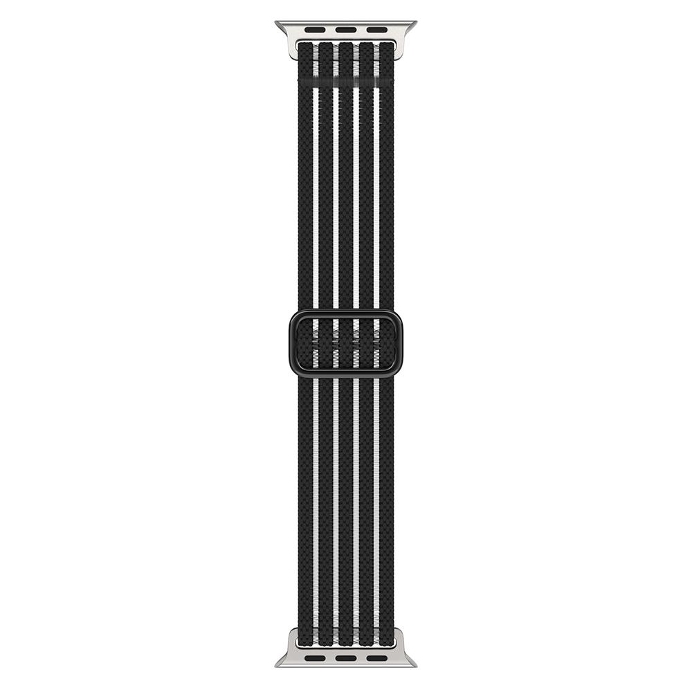 For Apple Watch Series 10 42mm/9 8 7 41mm/SE (2023) SE (2022) SE 6 5 4 40mm/3 2 1 38mm Woven Nylon Watch Strap Breathable Band