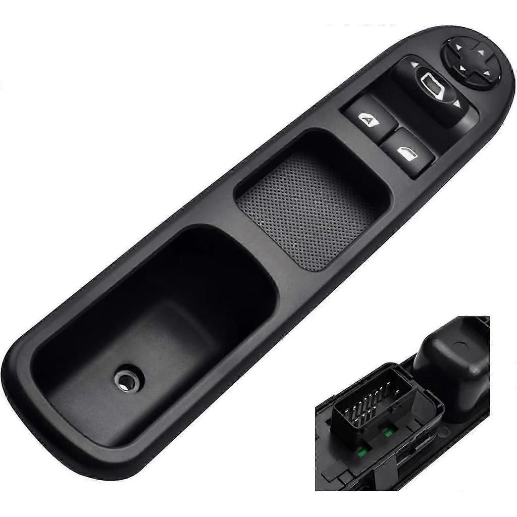 6554.QC Window Lift 207 Front Left Drive Side Power Window Master Switch, Window Lift Control Switch Suitable for Peugeot 207 (6554QC)
