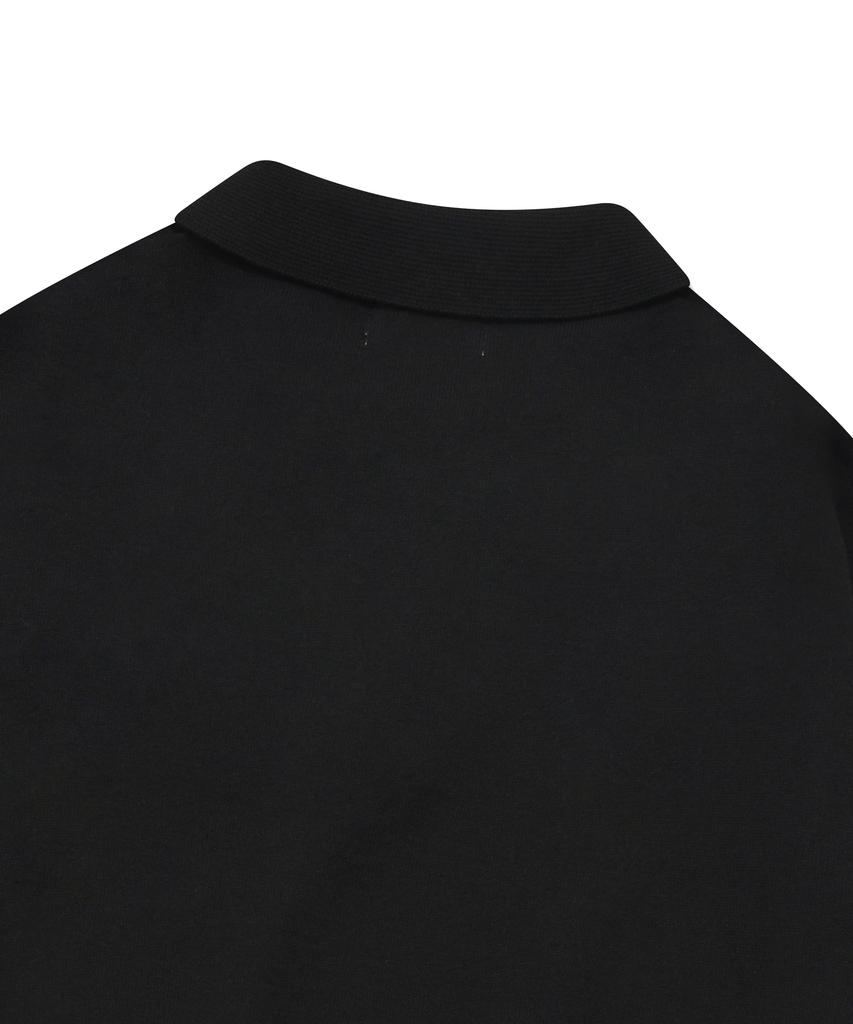 COVERNAT Basic Collared Knit Black