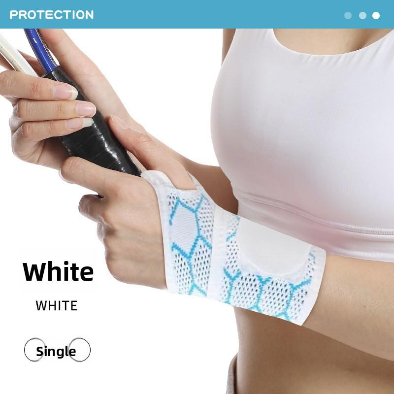 Knitted Thin Sports Wrist Sprain Tendon Sheath Breathable Fixed Pressure Joint Wrist Strap Flat Machine Badminton Fitness