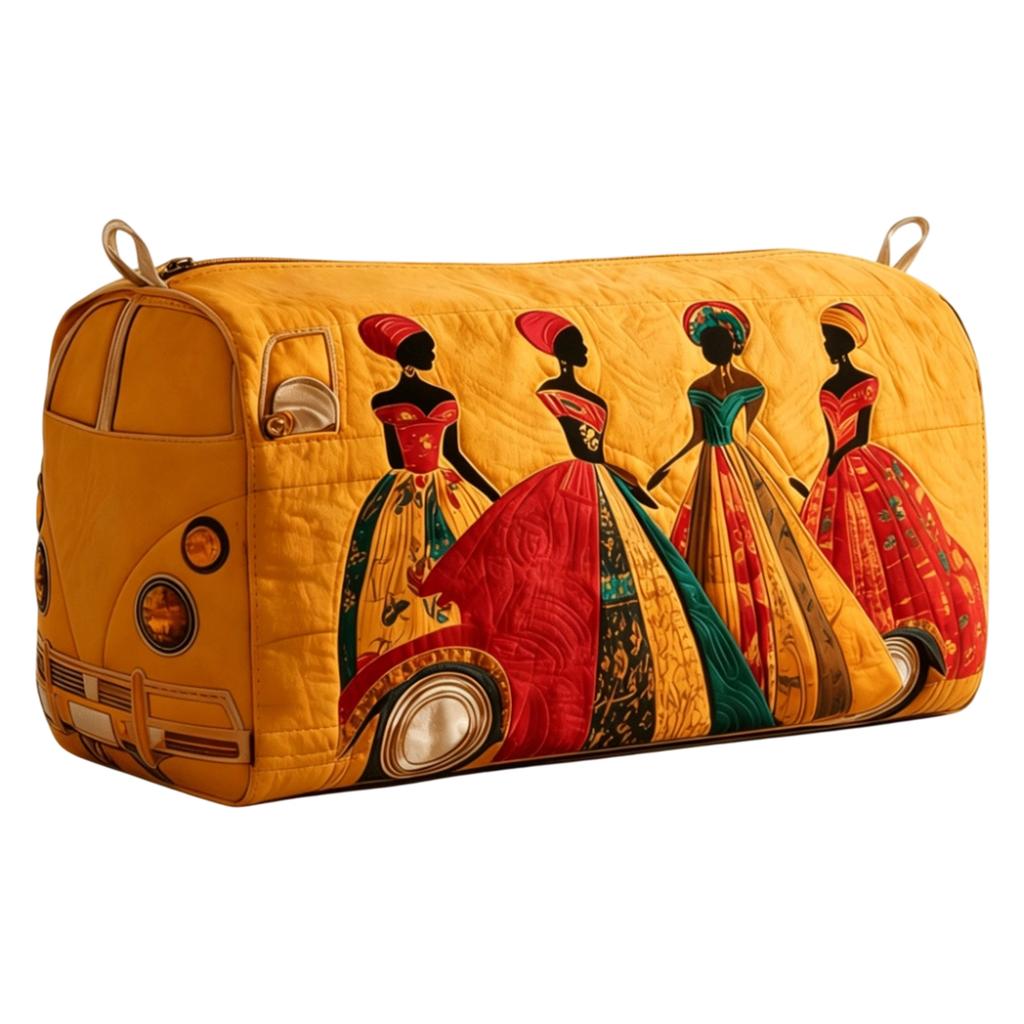 Quilted Storage Bag Cosmetic Organizer Multifunctional Travel Pouch Small Size Durable Lightweight Portable