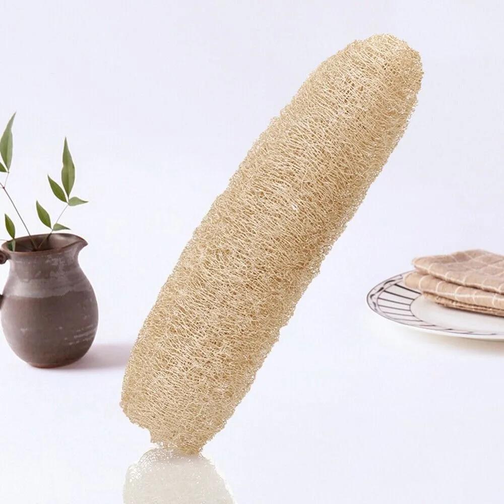 Natural Loofah Luffa Sponge Long Ecological Planting Dishwashing Artifact Non-stick Good Absorbency Pot Brush Bath Kitchen