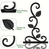 Iron Plant Hanging Rack2-4Personalized Retro Style Metal Hook Indoor Outdoor Flower Pot Hanger Basket Wall Mount Rack