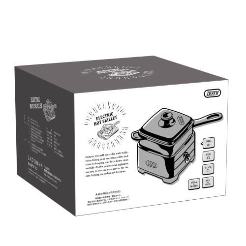 Toffy Hot Skillet K-SK1, Perfect for Camping Cooking at Home, Direct Flame, Heat Retention, Heavy-Duty Skillet, Low-Salt Yakiniku, Waterless Recipes,