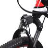 2 in 1 Scooter Horn Headlight Waterproof 12-80V Universal Motorcycle Bell Front Light Electric Bicycle Accessories