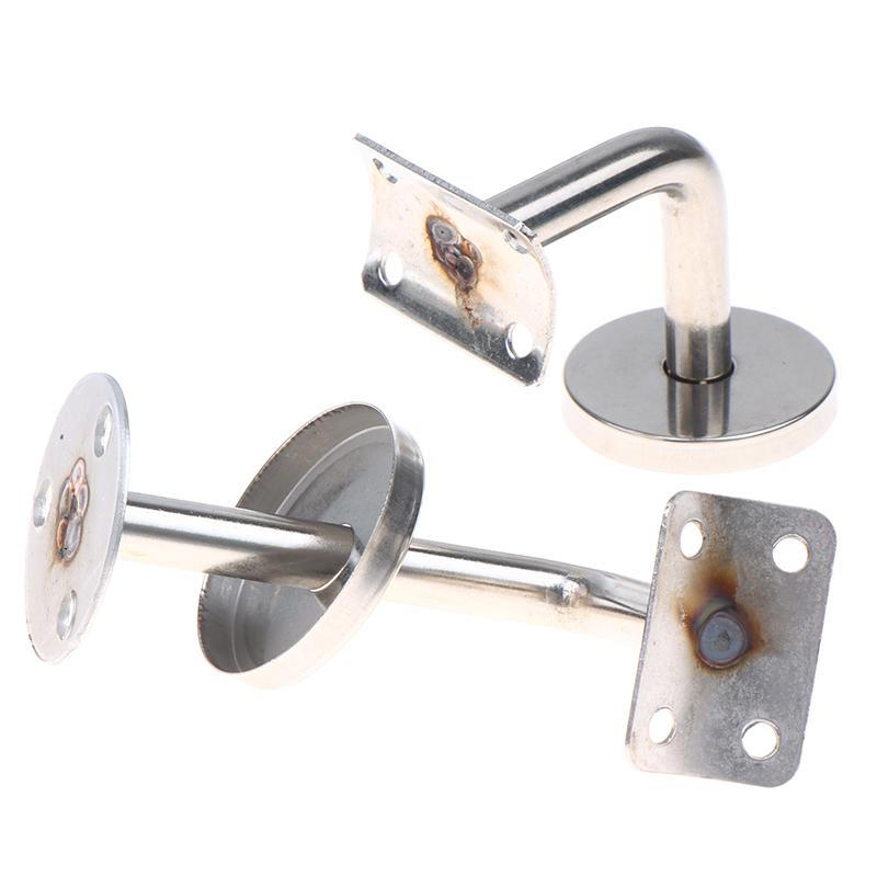 Handrail Bracket Stainless Steel Wall Support Hand Rail Balustrade Mopstick Wall Mounted Handrail Bracket Fixing Accessories