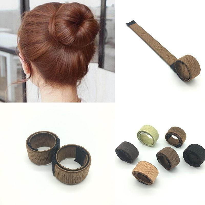 Buy DIY Easy Bun Makers HairBraiders Elastic Hairband Donuts Chignon