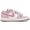 Jordan Air Jordan 1 Low Vintage Chaussures de Basketball GS Rose Clair 553560-053(Team27-AJ)