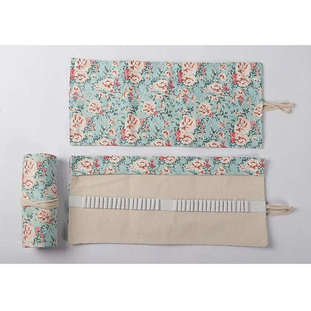 1 ks Látkové pouzdro na skicování na tužky 12/24/36/48/72 otvorů Taška na štětce na malování Rolovací pouzdro na tužky Malířské potřeby