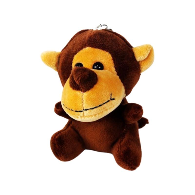 Großhandel mit Greifautomaten-Plüschtieren aus Waldtier-Materialien (10 cm), Tiger und Löwe (Plüschtiere), Schlüsselanhänger, Dekorationen und Accessoires aus Plüsch, PP-Baumwolle, individuell gestaltbar)