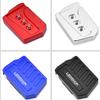 LEDISHUN Suzuki CNC Aluminum Brake Pedal Extension Base Plate for GSX250R, DL250, GW250, and V-Strom250 (Gray, GSX-250R)