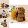 Plush Bunny Toy Collectors Edition With Polyester Material For Kids Gift Decor