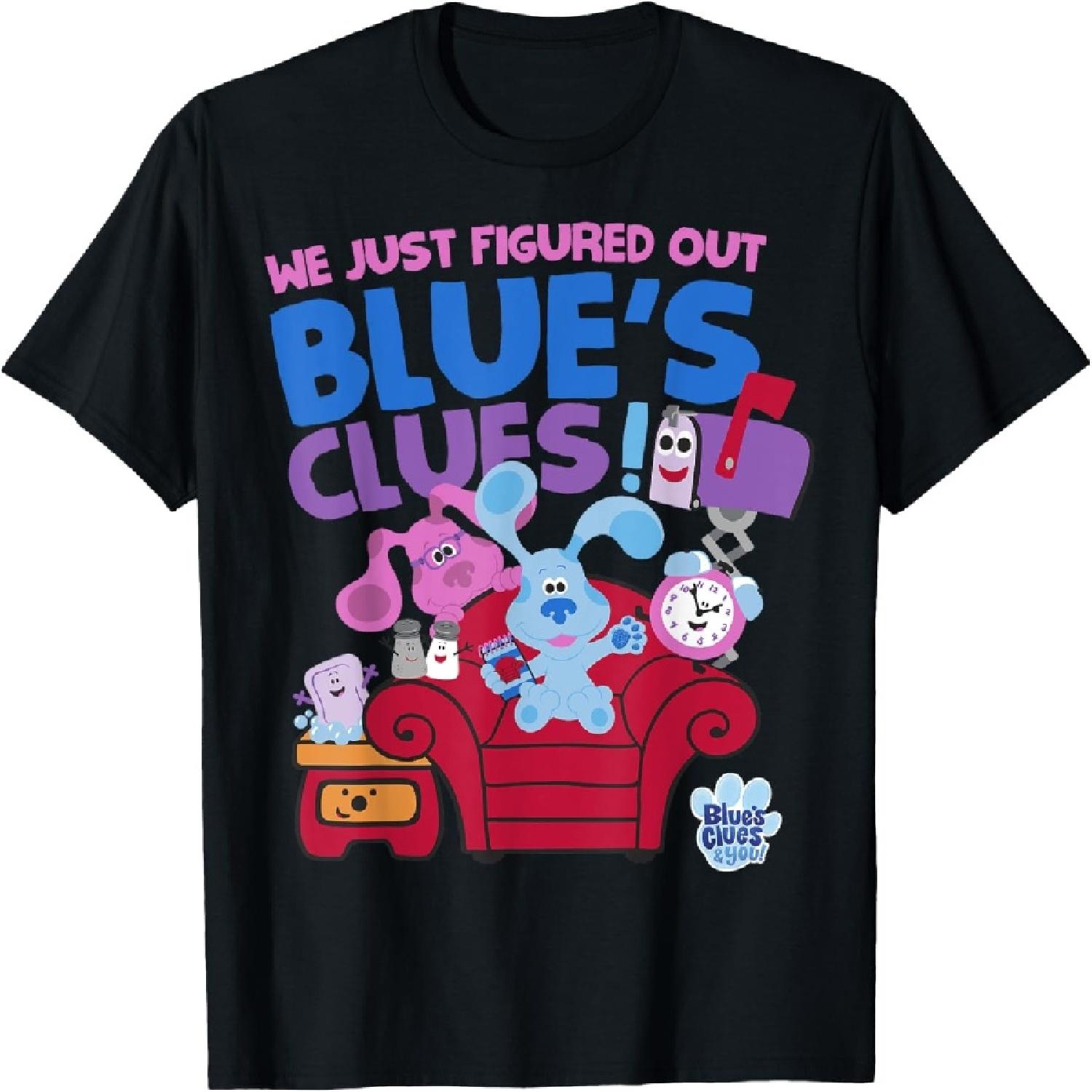 Blue s Clues & You Group Shot Just Figured Out Blue s Clues T-Shirt XXXXXL разноцветный