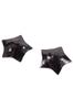 Pair Of Adhesive Nipple Covers Star Glitter Sequin Black Np 2024