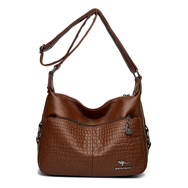 

Сумка через плечо для женщин среднего возраста, новая, с узором из камня, маленькая квадратная сумка, простая и модная, сумка через плечо на одно плечо