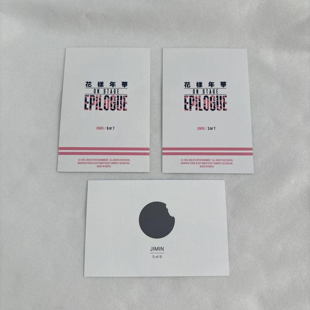 [USED] BTS Jimin Mini Photo Trading Card Hwayangyeonhwa Wings Korea