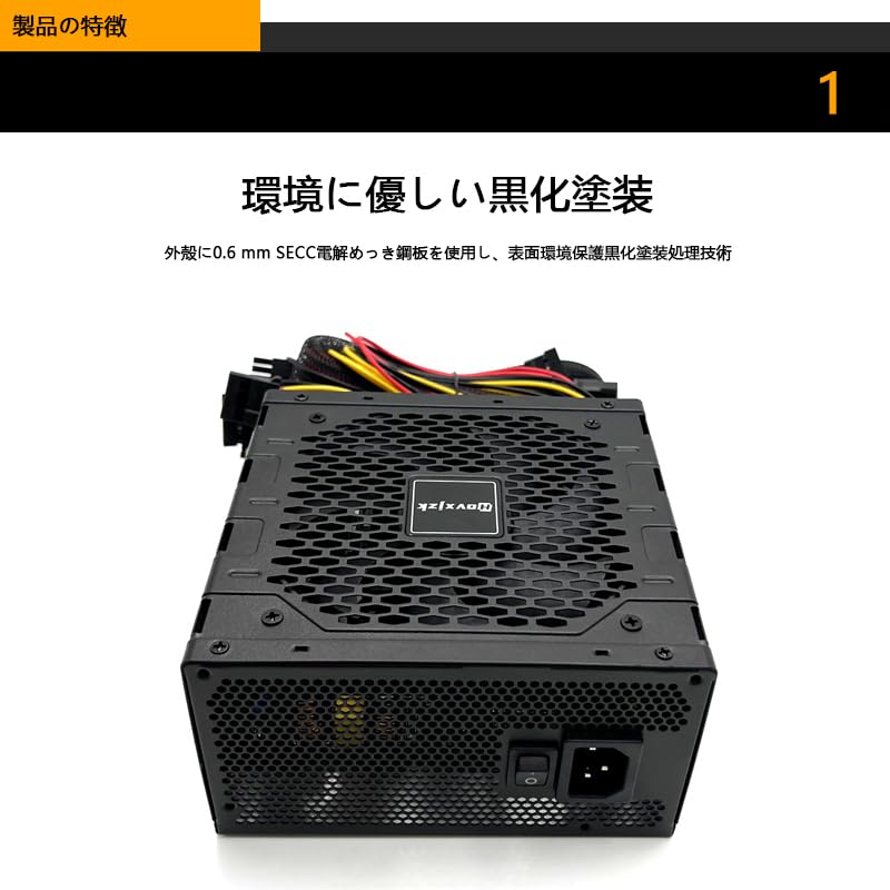 600W Power Supply Unit, 600W-STANDARD- PC Power Supply Unit, High Efficiency, High Durability