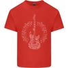 Gitarrennoten Elektrischer Gitarrist Spieler Rock Unisex Leichtes Baumwoll-T-Shirt