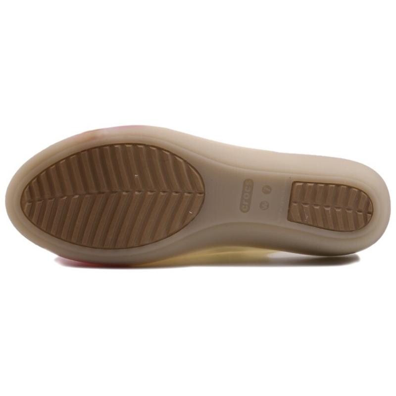 Crocs Isabella Fashion Sandały Codzienne z Odkrytymi Palcami Damskie Białe Różowe
