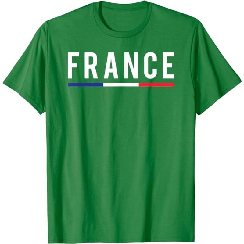 Soccer France Flag T-Shirt French Pride Tee France Football Two Stars Third Loading Clothes Frenchman Sport Foot Fan Team Jersey