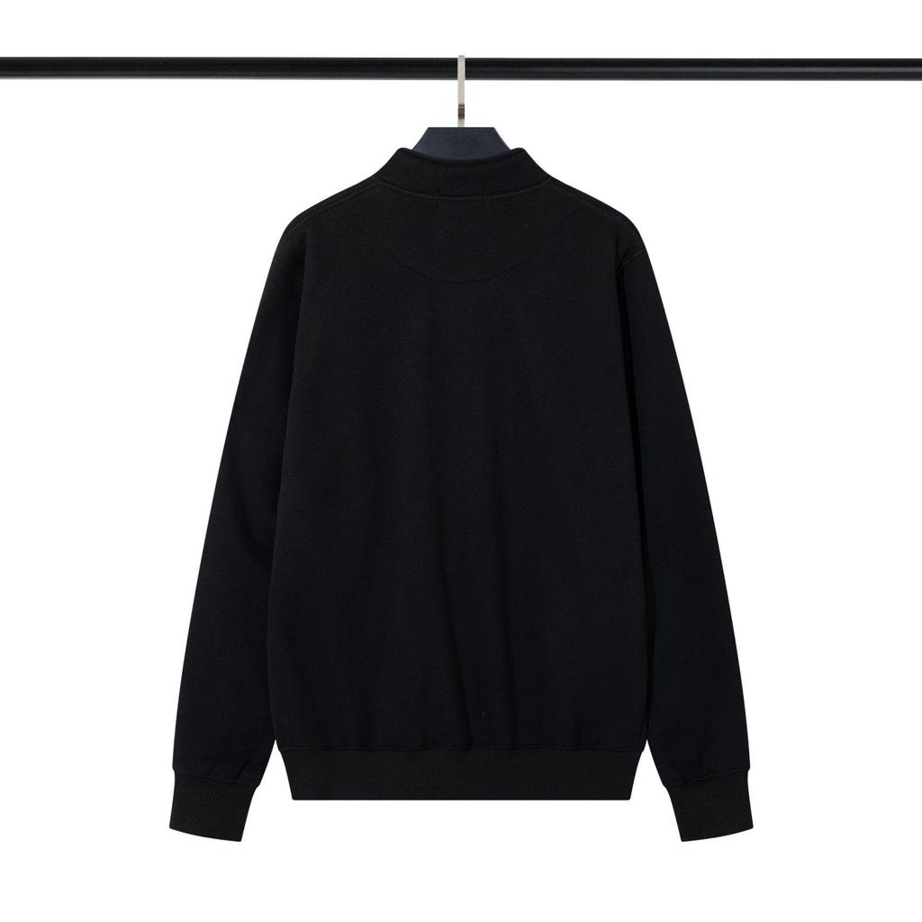 Silná fleecová mikina s kapucí na zip Cross Classic Stone se stojáčkem