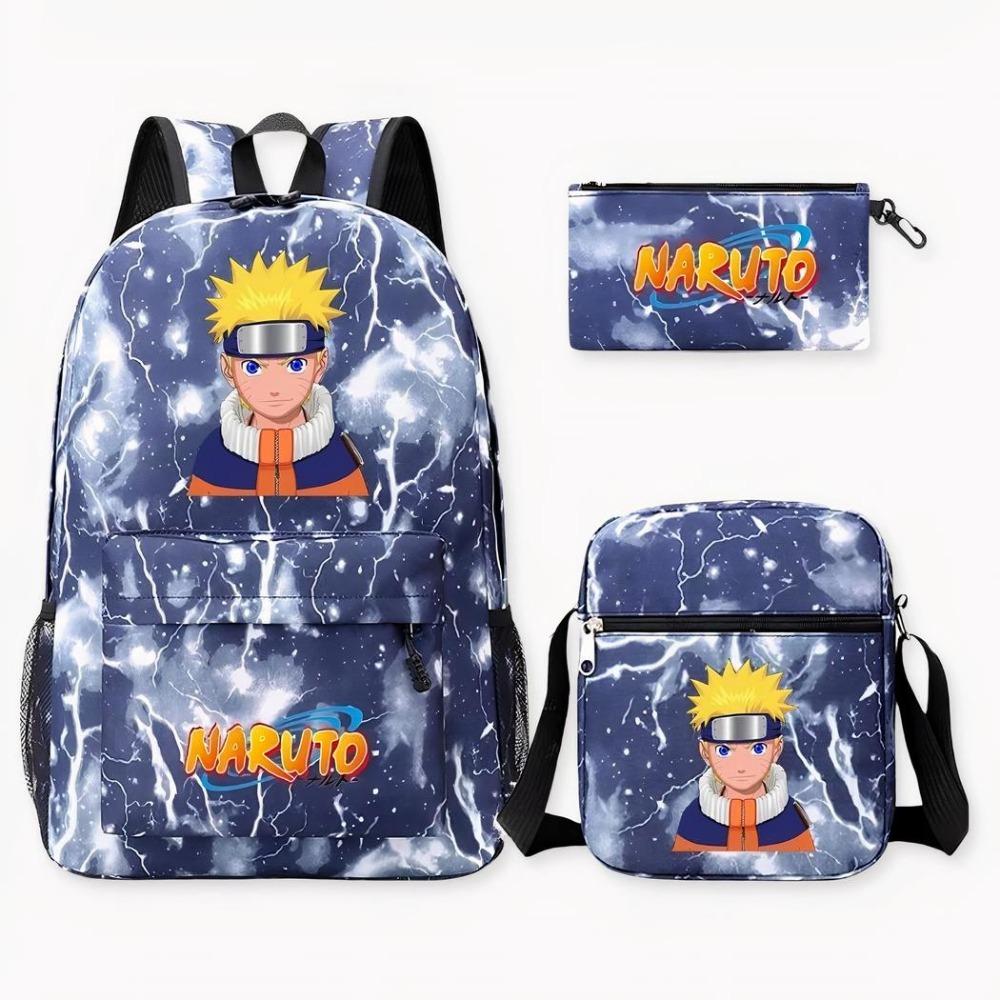 ONE PIECE heat transfer schoolbag primary school student printed backpack large capacity backpack backpack pencil case