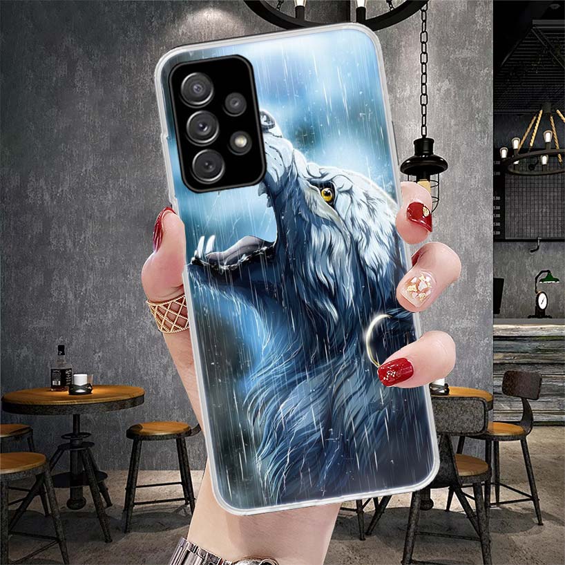 Angry Animal Wolf Fierce Soft Phone Case For Samsung Galaxy S22 S23 S24 S25 Edge S26 Ultra S20 FE S21 Plus + Fundas Coque Galaxy