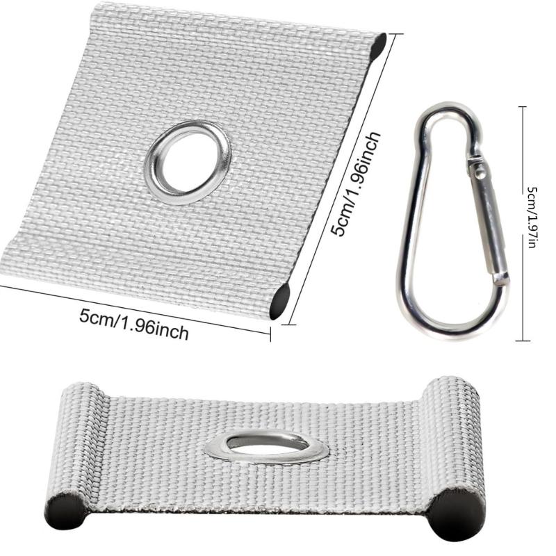 Awning Clip Outdoor Equipment Hanging Hooks for Caravans, Motorhomes Trailers Vehicle for 5/6mm and 7/8mm Strips Nonslip