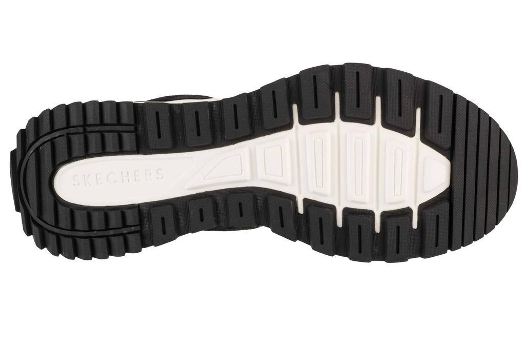 Skechers Fury - Fury Lace Low, Mens Black Sneakers