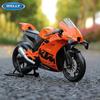Welly 1/12 KTM RC 8C Alloy Race Motorcycle Model Diecasts Toy Simulation Metal Street Toys Car Collectibles Childrens Gifts