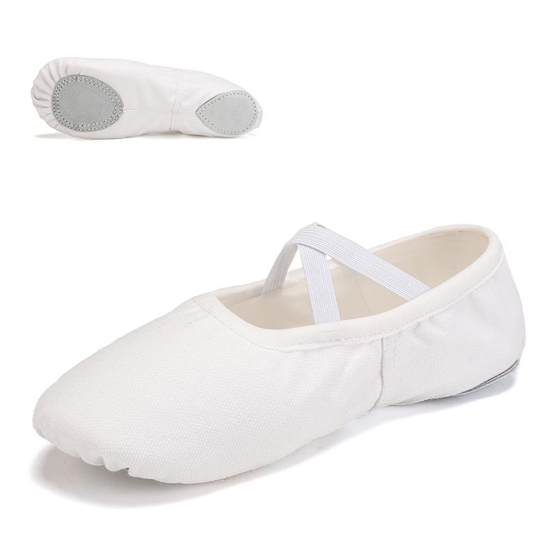 Women Ballet Shoes Girls Dance Slippers Split Sole Gymnastics Yoga Dancing Shoes Canvas Children Adult Ballerina Shoes