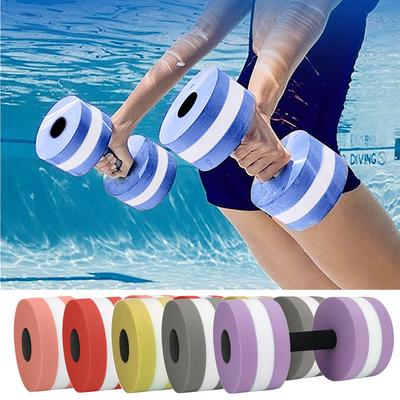Aquatic Dumbells Set Of 2 Water Dumbells Pool Resistance Water Weight Water Aerobics High-Density EVA-Foam Pool Fitness