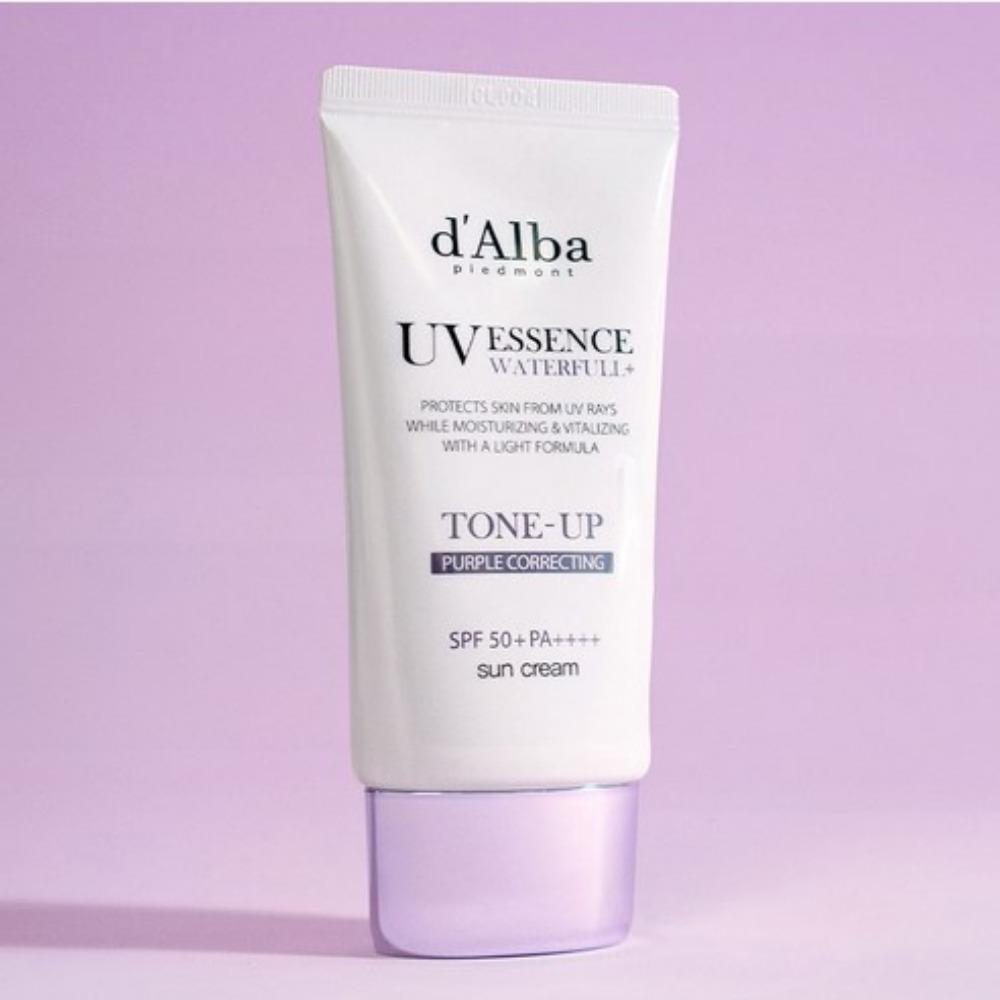 d'Alba Waterfull Purple Tone-Up Sonnencreme SPF50+ PA++++, 50 ml