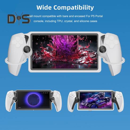 Wandhalterung für Spielekonsolen, platzsparendes, einfach zu installierendes Spielekonsolen-Controller-Regal für PS5-Portal