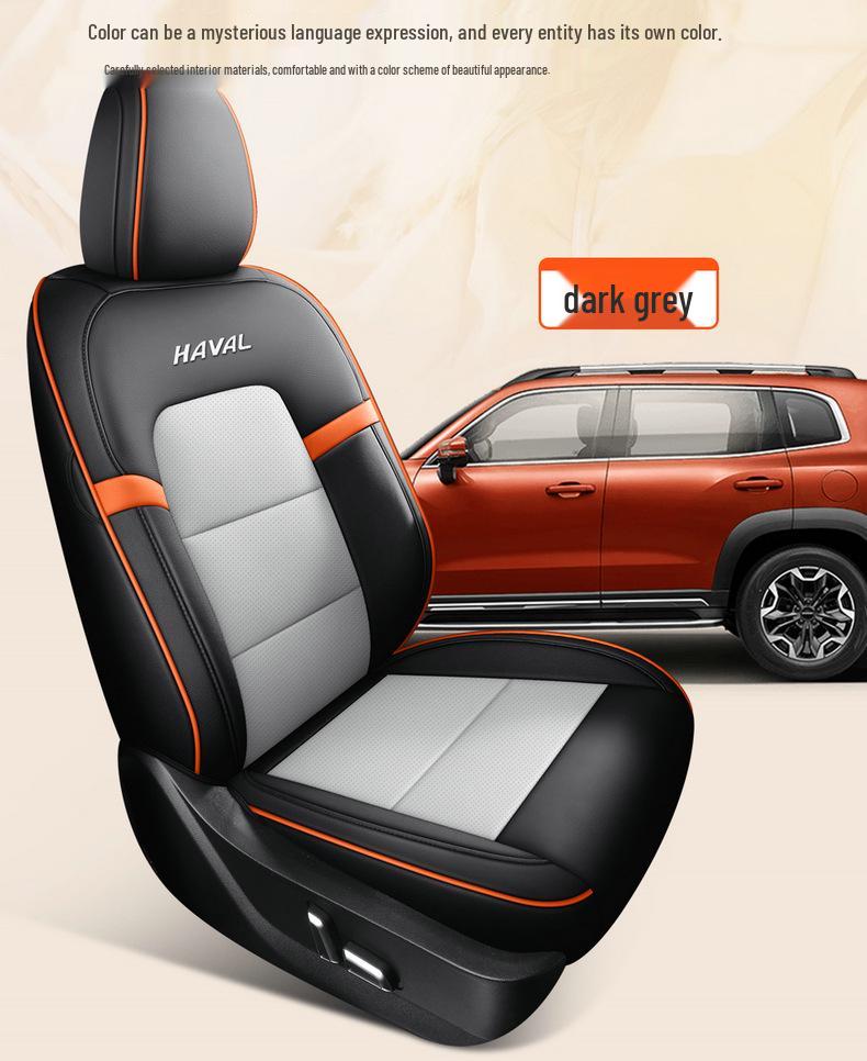 BYD Song Plus DMI Custom Leather Car Seat Cover, Full Wrap, Universal Fit for All Seasons, 5-Seater.