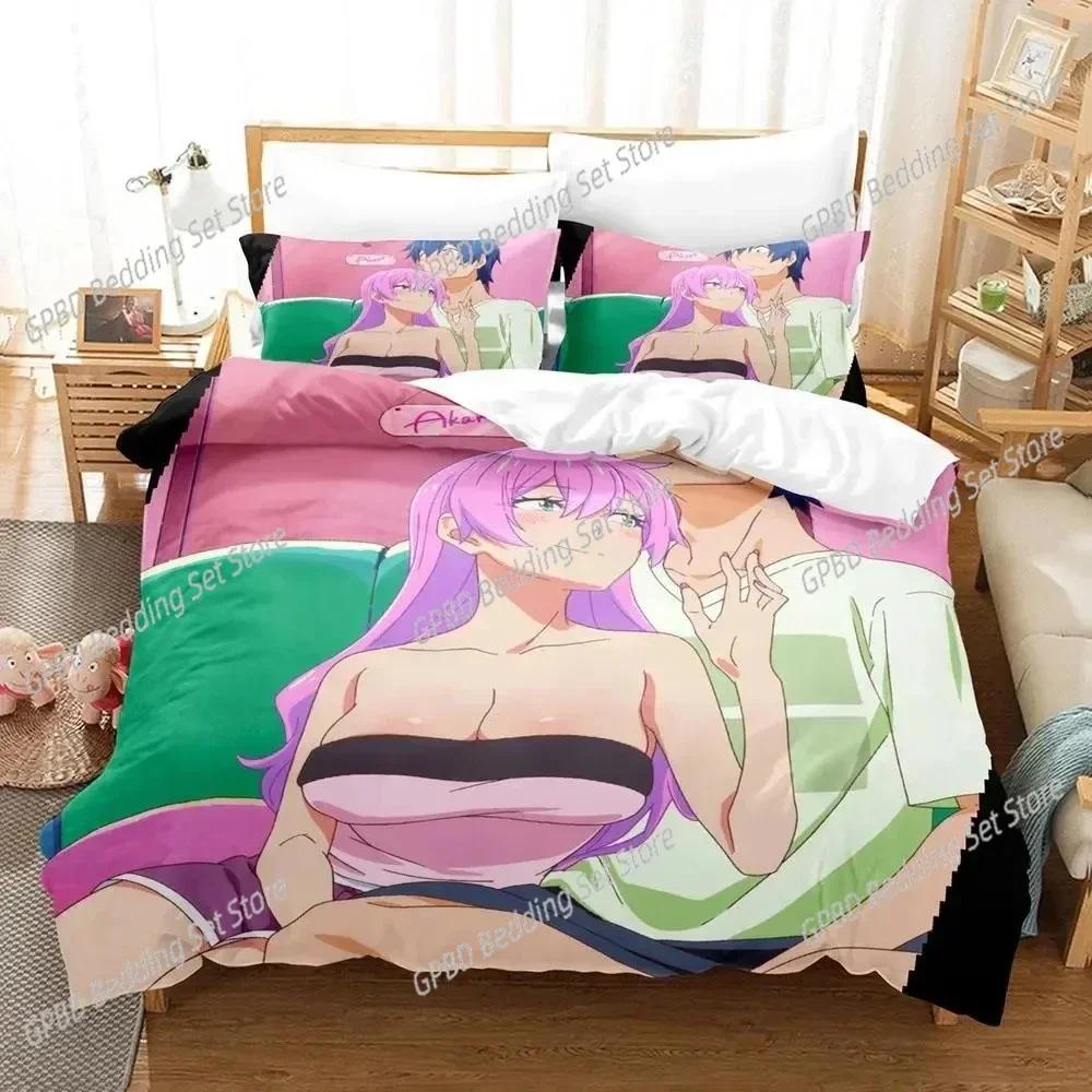 Anime More Than a Married Couple But Not Lovers 3D NEW Duvet Cover Pillowcase Bedding Set Adult Girl Bedroom Single Double Large