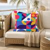 Striped ColorBlocking Art Pattern Pillow Case for Sofa Living Room Home office Decor Protective Cover