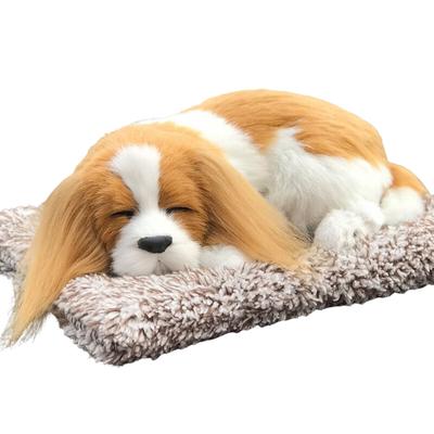 TASINO Dog Plush Toy Figurine Cavalier 26 X 18 Cm Realistic Cute Lifelike