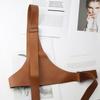 Irregular Design One-shoulder Strap Belt PU Leather Dress Cummerbunds Body Suspender  Autumn