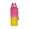 600ml Large Capacity Frosted Plastic Water Bottle Portable with Measurement Marks Suitable for Frosted Sports Bottle