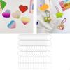Acrylic Keychain , 100pcs Clear Keychains Kit for DIY Keychain, Crafting and