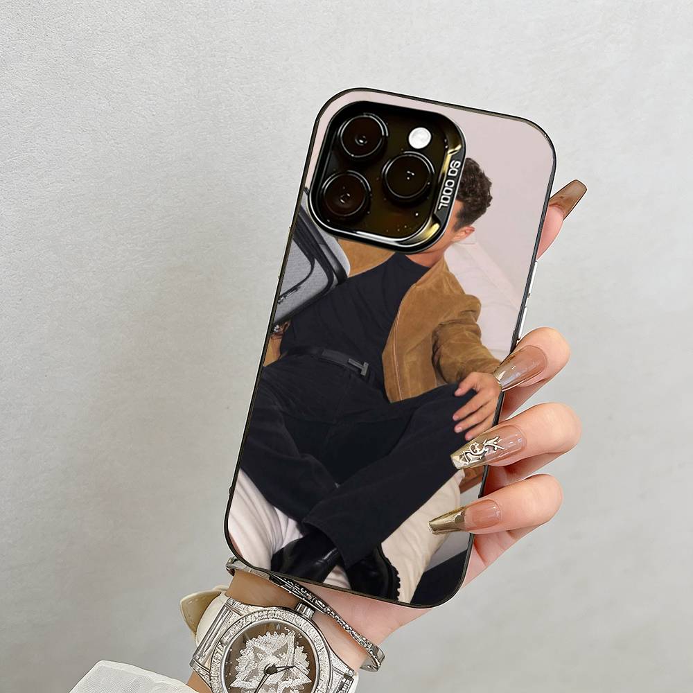 

Чехол для телефона L-Landos N-Norris для iPhone 17,16,15,14,13,12,11 Plus,Pro Max,XS, Цветная серебристая внутренняя крышка iPhone16
