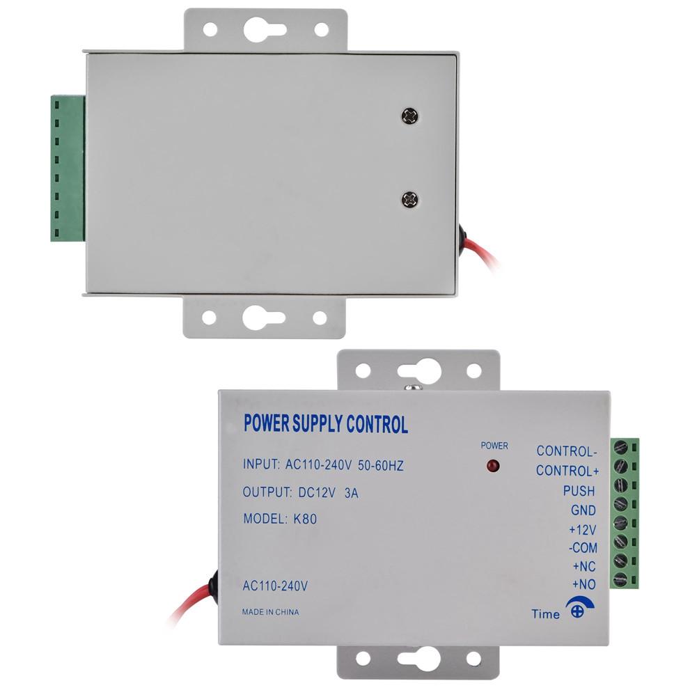 Controler de alimentare cu intrare AC110V-240V, ieșire DC12V 3A 30W pentru sistem de control al accesului la ușă