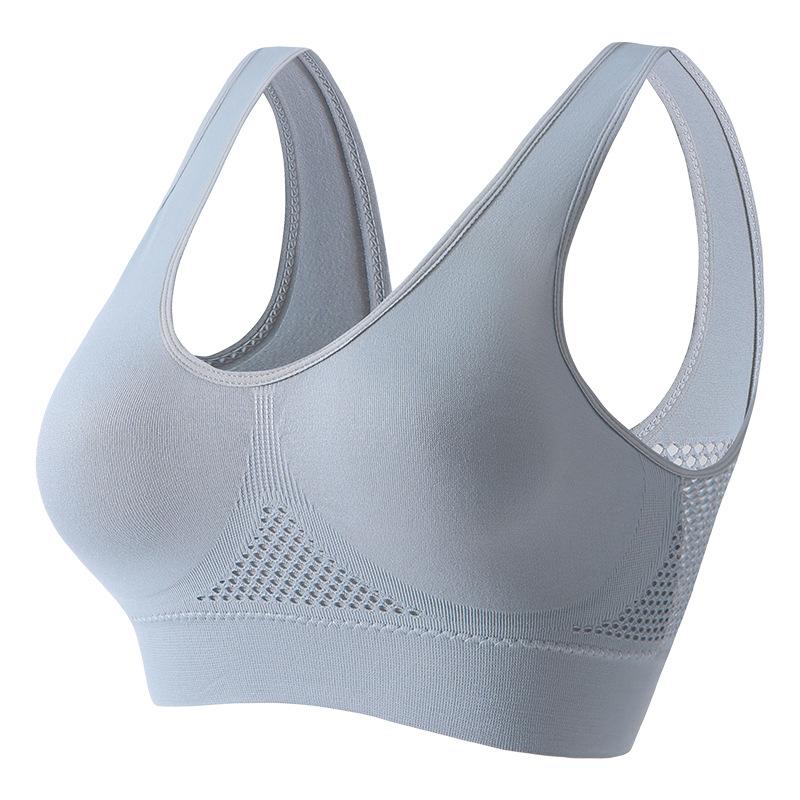 Soutien-gorge de sport à dos magnifique, résistant aux chocs, pour la course à pied, le fitness, anti-affaissement, collection supérieure, soutien doux, gilet de yoga haute résistance pour femme