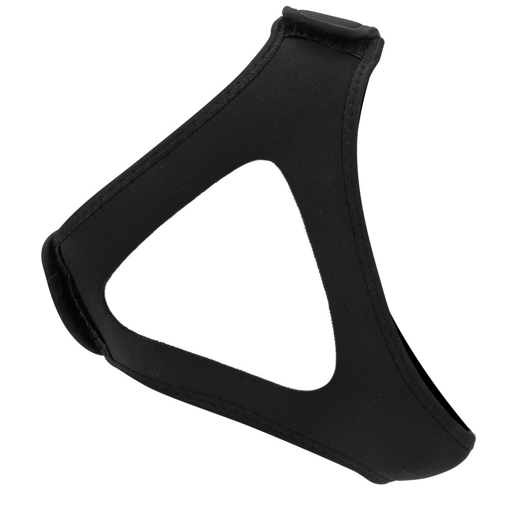 Anti-snorke hakestropp Gummi Elastisk hodebånd Anti-snorke belte Apparat for menn Kvinner Svart