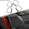 Front & Rear Door Speaker Horn Frame Trim Cover For Ford F150 + Carbon Fiber