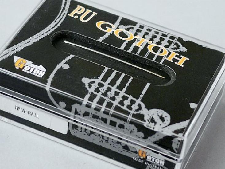 

Звукосниматель хамбакер одного размера [GOTOH Pickups] Twin-Rail GTPU-ST-TWRL чёрный